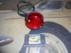 PI213* PI4 PILOTO REDONDO COLOR ROJO CAMION REMOLQUE TRACTOR CARAVANA AUTOBUS MEDIDA 70x40mm DE TORNILLO A TORNILLO 52mm
