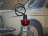PI213* PI4 PILOTO REDONDO COLOR ROJO CAMION REMOLQUE TRACTOR CARAVANA AUTOBUS MEDIDA 70x40mm DE TORNILLO A TORNILLO 52mm