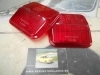 PI223 PI4 JUEGO TULIPAS PILOTO UNIVERSAL CAMION AUTOBUS CARAVANA TRACTOR REMOLQUE MARCA HELLA COLOR ROJO MEDIDA 115x115mm DE TOR