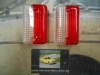 PI246 PI4 JUEGO TULIPAS PILOTO RECTANGULAR LATERAL CAMION REMOLQUE CARAVANA AUTOBUS LUZ POSICION BICOLOR ROJO/BLANCO MODELO MEYP