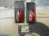 PI247 PI4 JUEGO PILOTOS COLGANTES LATERAL CAMION REMOLQUE CARAVANA AUTOBUS LUZ POSICION BICOLOR ROJO/BLANCO MODELO IRZO 109 MEDI