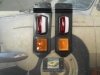 PI249 PI4 JUEGO PILOTOS COLGANTE LATERAL CAMION REMOLQUE CARAVANA LUZ POSICION BICOLOR ROJO/BLANCO CON CATADIOPTRICO AMBAR MODEL
