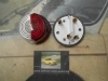 PI253* PI4 PILOTO REDONDO LATERAL CAMION REMOLQUE CARAVANA LUZ POSICION BICOLOR ROJO/BLANCO MODELO IRAZU 331/BC 75x40mm DE TORNI