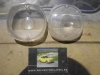 PI272 PI4 JUEGO 2 TULIPAS PILOTO REDONDO LUZ POSICION CAMION AUTOBUS REMOLQUE TRACTOR CARAVANA COLOR BLANCO MEDIDA 80x80x20mm DE