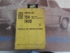 L67 MANUAL ORIGINAL DE REPARACION SEAT 124, 1430