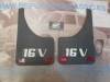 FD113 FALDILLAS DE GOMA UNIVERSALES TRASERAS 16V CON CATADIOPTRICOS