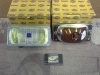 H166P2 JUEGO OPTICAS FAROS ANTINIEBLAS H3 AMARILLOS COMET 550 195x95mm. HELLA 1ND135243011-14188