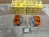 H508P5 JUEGO PILOTOS INTERMITENTES CUADRADOS BICOLOR BLANCO/AMBAR, HELLA 2BE002776251-2BE002776261 (21040-21041)