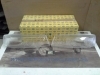 H527P6 JUEGO CRISTALES FAROS OPEL CALIBRA, HELLA 9ES137097001-9ES137098001 (94144-94145)