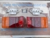 IC42 JUEGO PILOTOS TRASEROS CITROEN VISA CLUB , SPECIAL , SUPER , CON PORTALAMPARAS GEMO P24 D/I