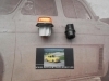 IP88 P3 PILOTO AMBAR INTERMITENTE LATERAL PEUGEOT 205 , 309 , MEDIDA 30x30mm