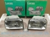 IRE02 JUEGO FAROS LUCAS H4 RENAULT SUPERCINCO TODOS LOS MODELOS REF. LXB166 / LXB177 REGULACION MANUAL
