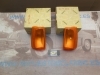 IRE190 JUEGO PILOTOS INTERMITENTES DELANTEROS AMBAR RENAULT 9 1ª FASE ->86 CIBIE SIN PORTALAMPARAS