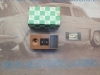 IRE198 PLAFON LUZ CORTESIA DOBLE RENAULT 19 , SUPERCINCO COLOR MARRON , YORKA