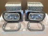 IRE219 JUEGO OPTICAS FAROS RENAULT 12 N , TL 2ª FASE KINBY H4 CON SOPORTES Y BISELES