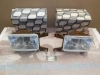 IRE237+PV4N2 JUEGO OPTICAS FAROS RENAULT 12 S 74-> KINBY FOCO EUROPEO