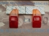 IRE292 JUEGO TULIPAS PILOTOS TRASEROS RENAULT 12 BREAK FAMILIAR , YORKA - VALEO