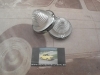 IRE70 JUEGO TULIPAS PILOTOS DELANTEROS RENAULT 4L , 4F ANTIGUO 1ª SERIE CON CERQUILLO METALICO