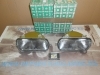 ISE13 JUEGO OPTICAS FAROS FORES H4 SEAT 131 1ª SERIE