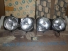 ISE16 JUEGO 4 FAROS KINBY H1 CON CERQUILLO Y SOPORTES SEAT 132 1ª SERIE