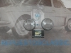 ISE172 JUEGO TULIPAS REDONDAS BLANCAS PILOTOS DELANTEROS SEAT 850 COUPE Y SPORT 1ª SERIE
