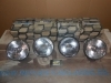 ISE28 JUEGO 4 OPTICAS FAROS KINBY SEAT 128 , 131 , 132 FOCO EUROPEO E9 ( COMPUESTO POR 2 FAROS CORTAS Y 2 FAROS LARGAS )