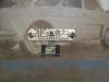 ISE347 PLACA PORTALAMPARAS PILOTO TRASERO DERECHO SEAT 127 2ª SERIE C , CL CON LUZ MARCHA ATRAS