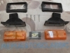 ISE369 JUEGO PILOTOS DELANTEROS TULIPA AMBAR SEAT 133 FIAT 126 2ª SERIE CON GOMA 1 POLO