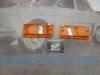 ISE382 JUEGO TULIPAS AMBAR PILOTOS DELANTEROS SEAT 133 FIAT 126 2ª SERIE