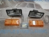ISE385 JUEGO PILOTOS DELANTEROS TULIPA AMBAR SEAT 133 FIAT 126 2ª SERIE 1 POLO