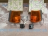 ISE527 JUEGO PILOTOS DELANTEROS SEAT FURA I ( GRIS ) CON PORTALAMPARAS REF. VALEO 061480