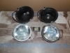 ISE93 JUEGO OPTICAS FAROS KINBY CON COCOS SEAT 124 , 850 FOCO EUROPEO REF. VALEO 029201