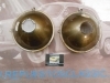 ISI06 JUEGO OPTICAS FAROS HELLA SIMCA 1000 , 1200 ANCLAJE HELLA FOCO EUROPEO