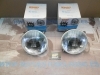 ISI58 JUEGO OPTICAS FAROS KINBY H4 SIMCA 1000 , 1200  ANCLAJE KINBY DIFUSOR NEGRO