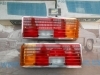 IT25 JUEGO PILOTOS TRASEROS TALBOT - CHRYSLER 150 GEMO P22 CON PORTALAMPARAS MARCO CROMADO