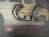 MAS02 JUEGO 2 MASCOTAS METAL/GOMA PARAGOLPES SEAT 127 1ª SERIE