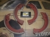 Z79 ZAPATAS FRENO TRASERO SIMCA 1000 MEDIDAS 216x35