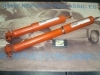 AM109 JUEGO AMORTIGUADORES REFORZADOS TRASEROS SEAT 124, 1430 1ª SERIE , AP PARTS 3001 DOBLE EFECTO