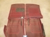 ALF06 ALFOMBRAS UNIVERSALES COCHE GRANDE 4 PIEZAS ROJO NEGRO SEAT 124, 131, RENAULT 12, 18, SIMCA 1200