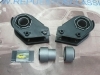 7745619/20 JUEGO SOPORTES SUSPENSION TRASEROS RENAULT 5, 7, 5 ALPINE, ALPINE TURBO DERECHO E IZQUIERDO MODELOS ESPAÑOLES