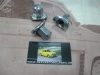 VR68 JUEGO 3 TUERCAS CIEGAS RUEDA CROMADAS RENAULT 8, 10, GORDINI, DAUPHINE, 12 ANTIGUO, ALPINE A108, A110, CITROEN 2CV, GS