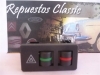 C01 6470 INTERRUPTOR WARNING SEAT RITMO, FIAT RITMO NEGRO SALPICADERO AZUL