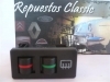 C01 6471 INTERRUPTOR LUNETA SEAT RITMO, FIAT RITMO NEGRO SALPICADERO AZUL