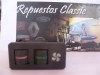 C01 6476 INTERRUPTOR CALEFACCION SEAT RITMO, FIAT RITMO NEGRO SALPICADERO AZUL