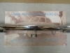 PAR112 PARAGOLPES TRASERO, REAR BUMPER FORD TAUNUS COUPE MKI, ORIGINAL FORD CON AGUJEROS PARA MOLDURA GOMA