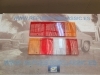 PI383 P2 JUEGO TULIPAS UNIVERSALES PILOTOS TRASEROS VEHICULO INDUSTRIAL , CAMION , CARAVANA , REMOLQUE , GEMO 1923 , 37,5x12,5