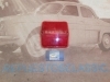 PI384 P2 TULIPA CUADRADA PILOTO UNIVERSAL CAMION AUTOBUS CARAVANA TRACTOR REMOLQUE MARCA ROJA MEDIDA 140x130mm