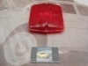 PI384 P2 TULIPA CUADRADA PILOTO UNIVERSAL CAMION AUTOBUS CARAVANA TRACTOR REMOLQUE MARCA ROJA MEDIDA 140x130mm