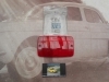 PI386 P2 TULIPA ROJA PILOTO RECTANGULAR UNIVERSAL , CAMION AUTOBUS CARAVANA REMOLQUE TRACTOR GEMO 20908 , 135x80mm