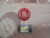 PI389 P2 CATADIOPTRICO REDONDO ROJO CAMION AUTOBUS CARAVANA REMOLQUE TRACTOR DIAM. 77mm